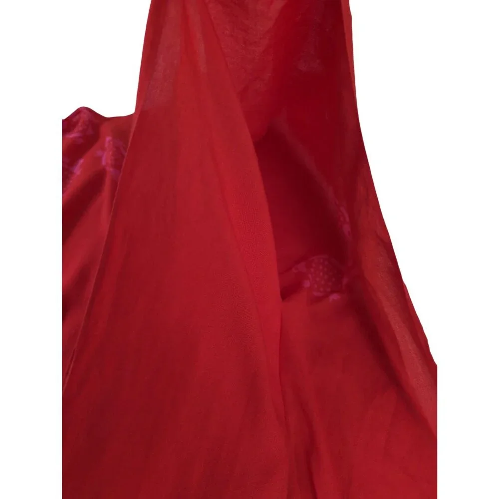 The American Sarong Co Tunic Kaftan Cover Up Womens One Size Red Turtle‎ Print
